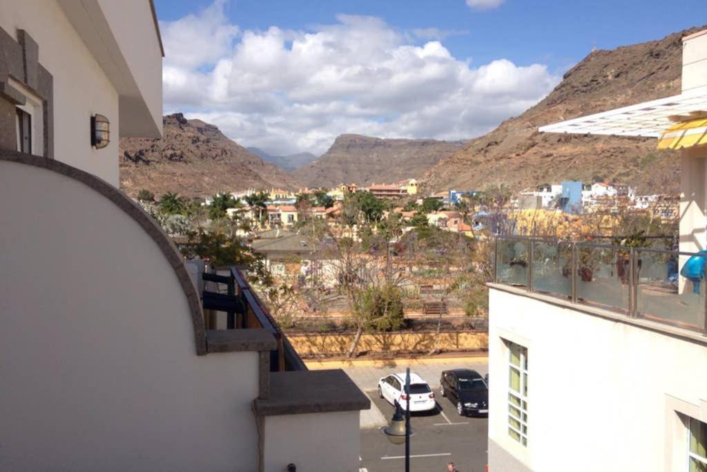 Schoene Wohnung Direkt Am Meer Mit Meerblick, Wlan Puerto De Mogan Kültér fotó